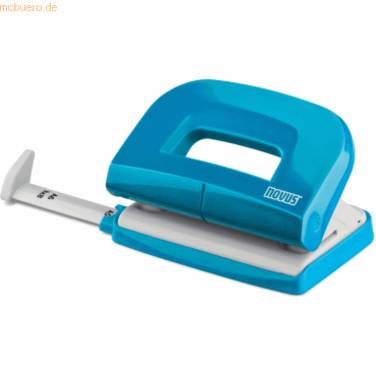 Locher E 210 fresh, bis 10 Blatt fresh petrol/grau, Anschlagschiene