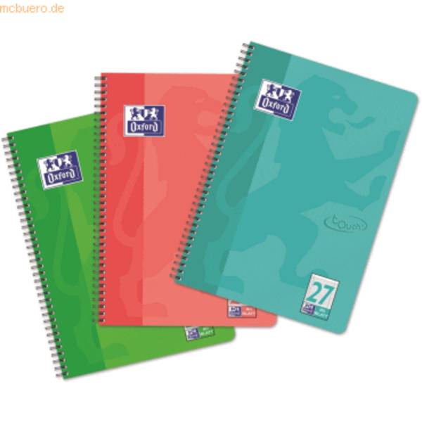Collegeblock Touch A4+ Lineatur 27 sortiert 80 Blatt 90g/qm Optik Paper