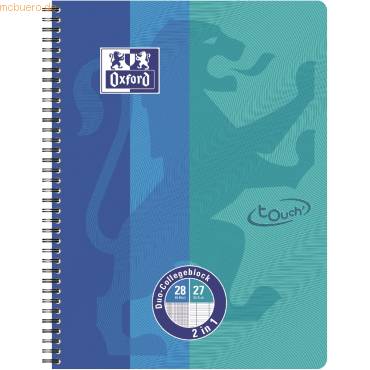 Collegeblock Schule Duo Touch A4+ Lineatur 28/27 50/30 Blatt-0