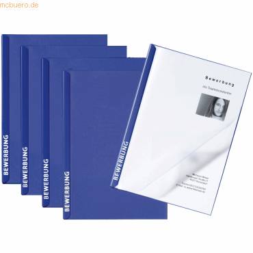 Bewerbungsset Score 2-teilig 3er Set (Deckel+Schienen) blau-0