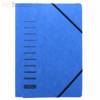 Eckspanner A4 Karton 335 g/qm mit Klappen blau