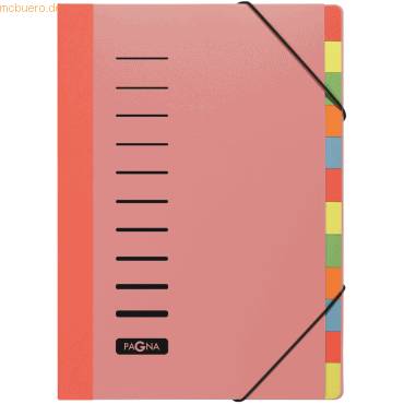 Ordnungsmappe Deskorganizer Lucy Basic 12 Fächer PP transparent-0