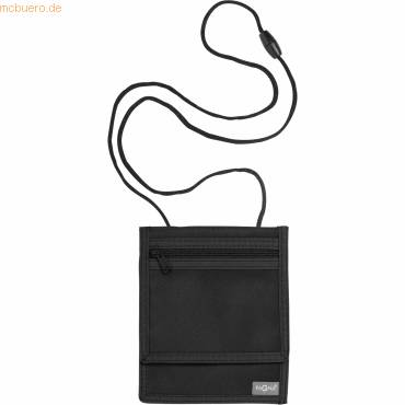 Brustbeutel 16x13cm Basic schwarz-0