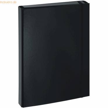 Heftbox A4 Pappe schwarz