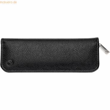 Schreibgeräte-Etui TGX2E Rindsleder für 2 Schreibgeräte schwarz-0