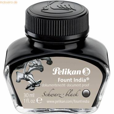 Pelikan Fount India - Schwarz - Schwarz-0