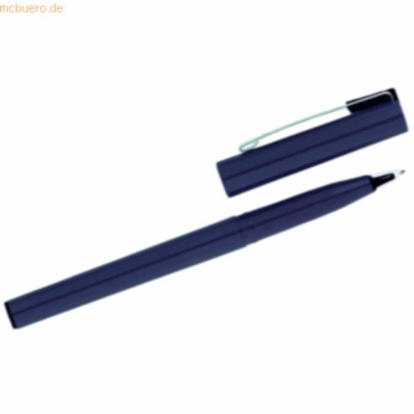 Federschreiber mit Plastikspitze schwarz