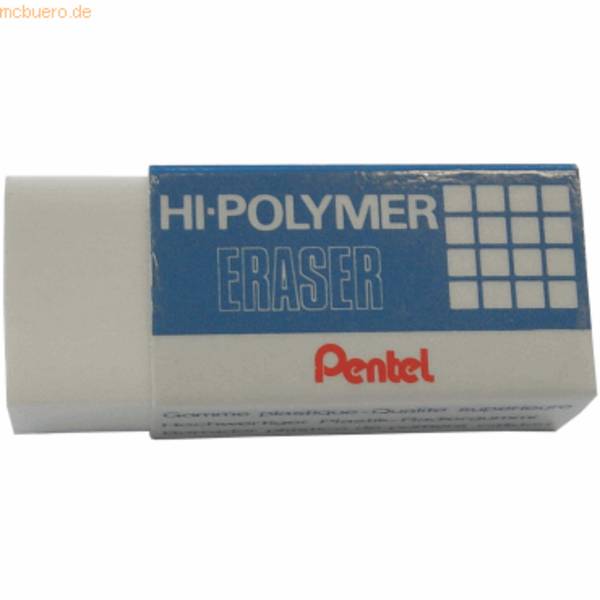 Radierer Hi-Polymer 43x17,5x11,5mm weiß