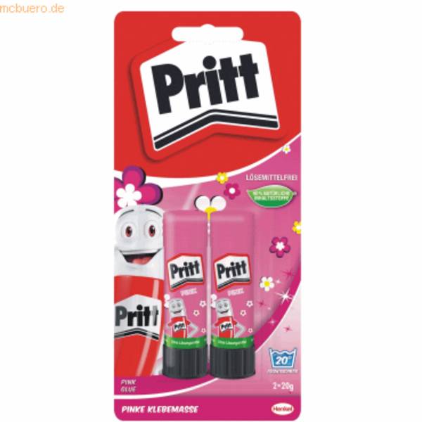 Klebestifte pink/grün lösungsmittelfrei 2x20g