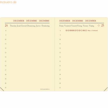 Kalender Miniday 7x10cm Impala schwarz 2027-1