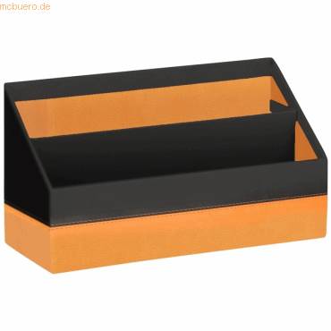 Briefständer 20x10x14cm schwarz/orange-0