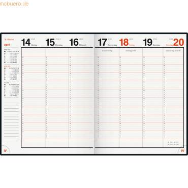 rido idé Buchkalender "magnum Catana", 2019, dunkelblau (6280080)-1