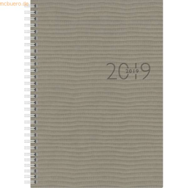 rido idé Buchkalender "studioplan int. Tejo", 2019, grau (6250292)