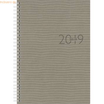 rido idé Buchkalender "studioplan int. Tejo", 2019, grau (6250292)