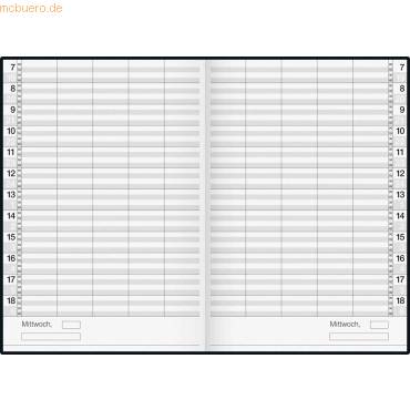 rido idé Buchkalender "Ultraplan", immerwährend, schwarz (6250001)-1