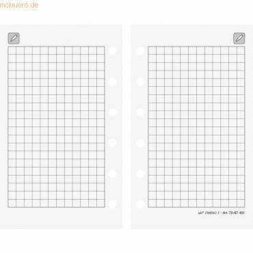Ersatzeinlagen Timing 3 Notizpapier kariert 24 Blatt-0