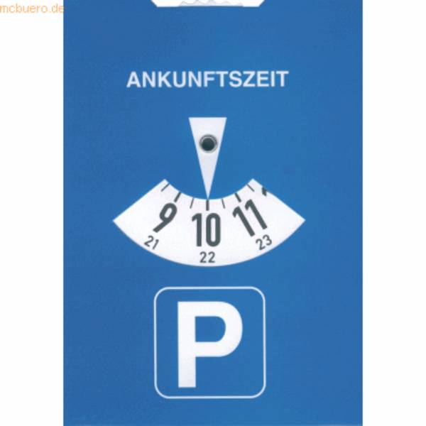 Parkscheibe Karton 11x15cm