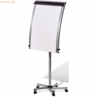Flipchart Fliproll silvertec rollbar silber-0