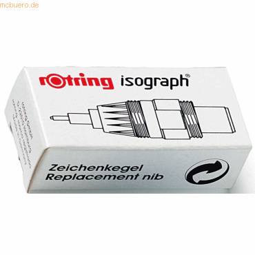 rotring Ersatz-Zeichenkegel für isograph 0,20 mm-0