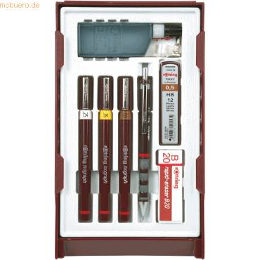 rotring Tuschefüller isograph College Set, 0,25 - 0,5 mm-0