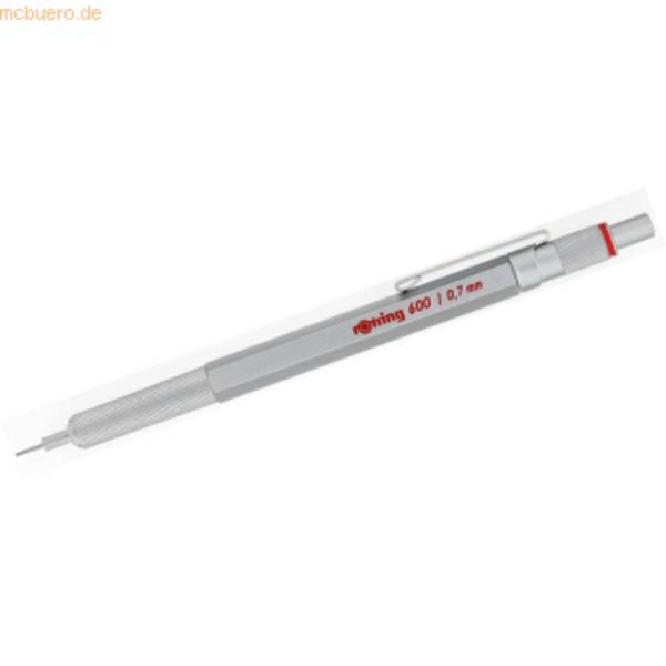 Rotring 1904444, Silber, Metall, HB, 0,7 mm