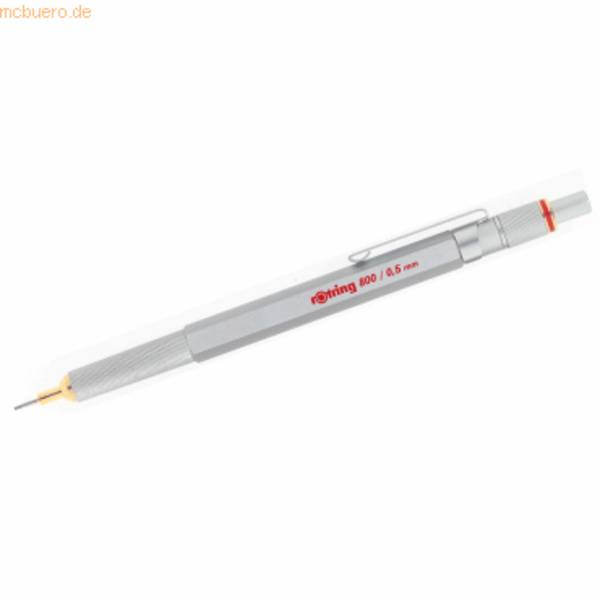 Rotring 1904449, Silber, HB, 0,5 mm