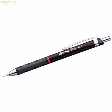 Rotring 1904692, Burgund, Kunststoff, Schwarz, Hexagonal-0