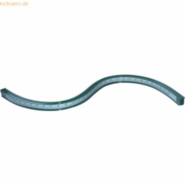 Kurvenlineal mit Teilung 30cm