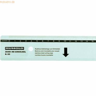 Schneidelineal Aluminium 30 cm-0
