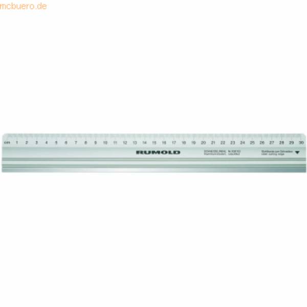 Schneidelineal Aluminium 30 cm