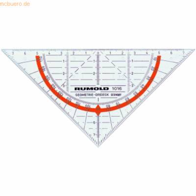 Geometrie-Dreieck 16 cm Kunststoff im PP-Etui kaufen