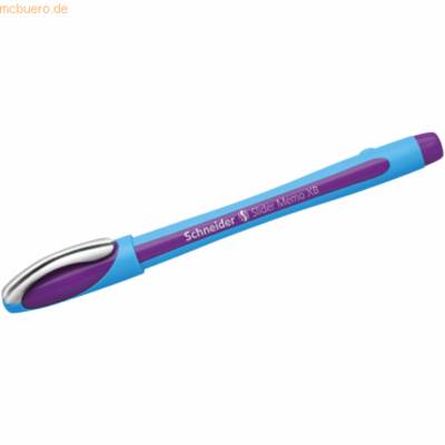 Kugelschreiber Slider Memo XB violett