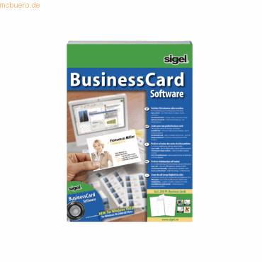 sigel BusinessCard Gestaltungssoftware, für Visitenkarten-0