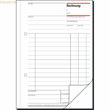 Formularbuch Rechnung A5 hoch VE=2x50 Blatt-1