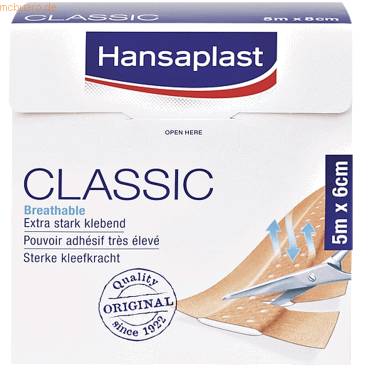 Wundpflaster Hansaplast Classic Standard 5mx6cm-0