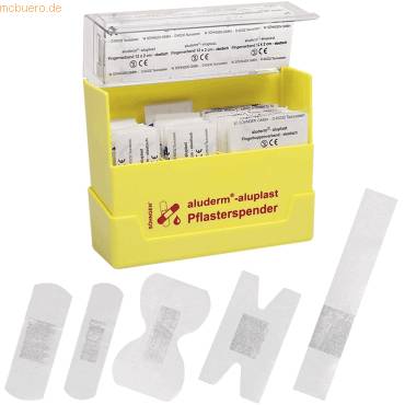 Pflasterspender gelb aluderm-aluplast gefüllt-0