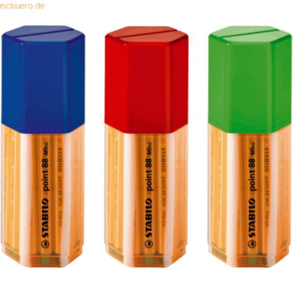 Fineliner point 88 Mini Box mit 18 Stiften