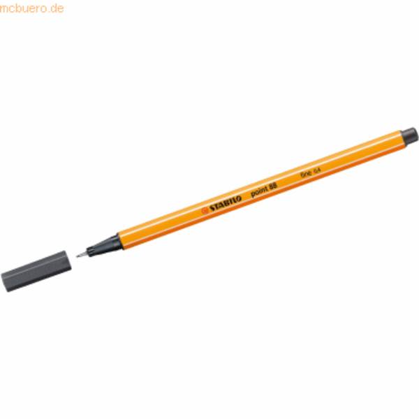 STABILO Fineliner point 88, schwarzgrau