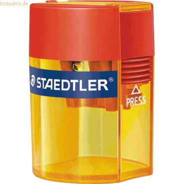 Spitzdose rund rot/gelb