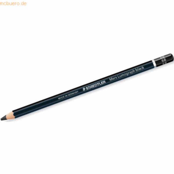 STAEDTLER Bleistift Mars Lumograph black, Härtegrad: 6B