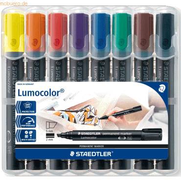 Permanentmaker Lumocolor 2-5mm sortiert 8 St./Pack. - Artikel: 304652399-0