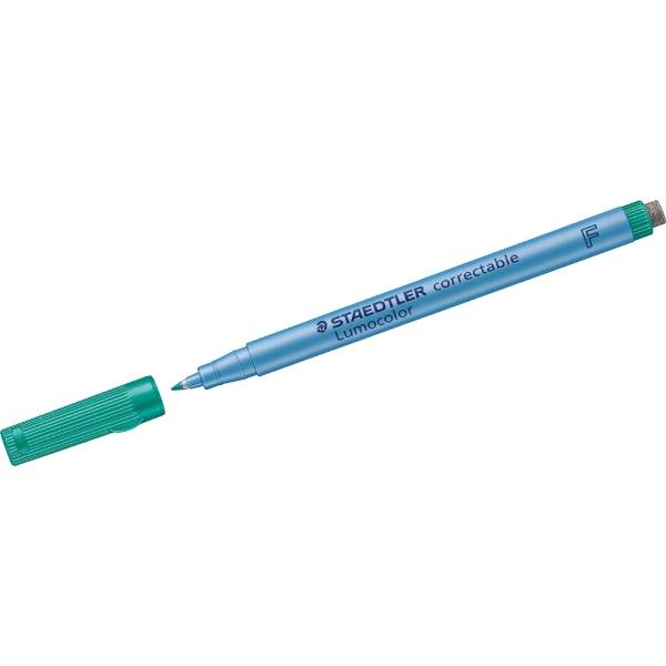 Folienstift Lumocolor correctable F grün-1