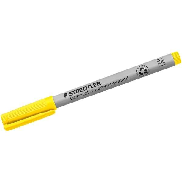 Folienstift Lumocolor M nonpermanent gelb-0
