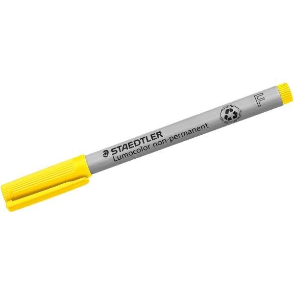 Folienstift Lumocolor F nonpermanent gelb-0