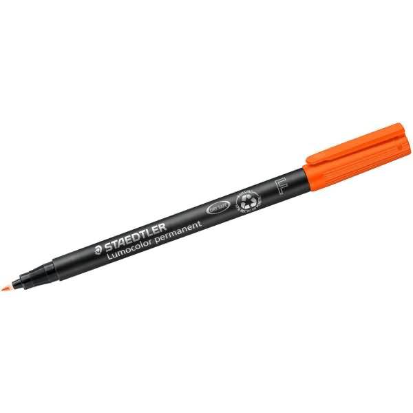 Folienstift Lumocolor F permanent orange-1