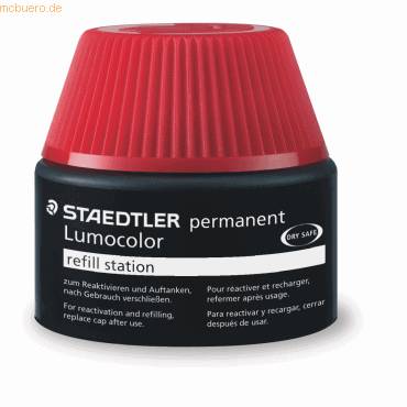Nachfülltinte Lumocolor permanent rot-0