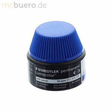 Nachfülltinte Lumocolor permanent blau-0