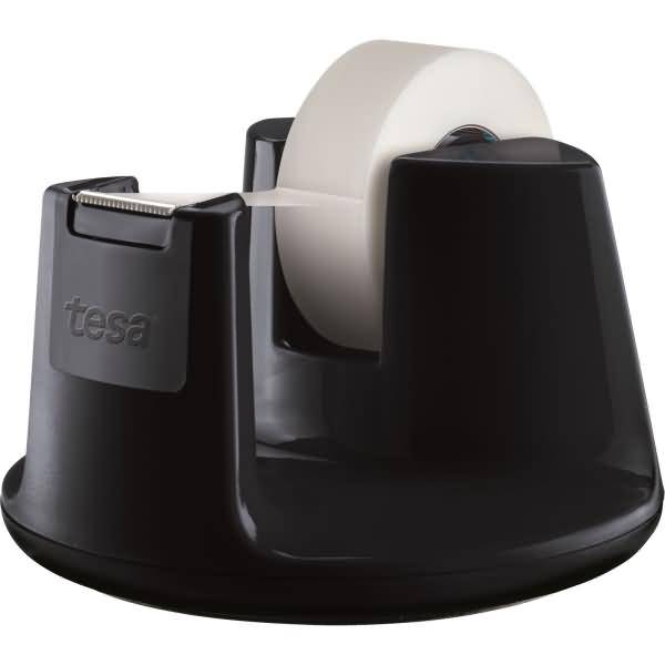 Tischabroller Easy Cut Compact 33mx19mm schwarz + 2x tesafilm matt-unsichtbar-1