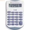 TI - Texas Instruments TI-501, Tasche, Einfacher Taschenrechner, 8 Ziffern, Akku, Blau, Weiß