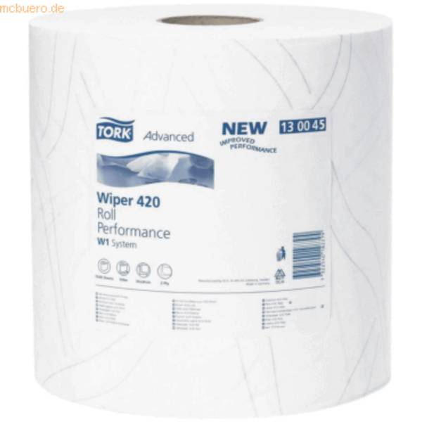Wischtücher Advanced 420 Performance 2-lagig 23,5x34cm/510m weiß